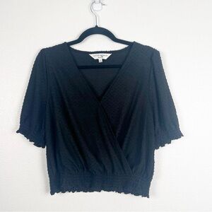 Madewell Texture & Thread Crossover Top -S